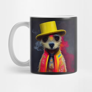 colourful meerkat 06 Mug